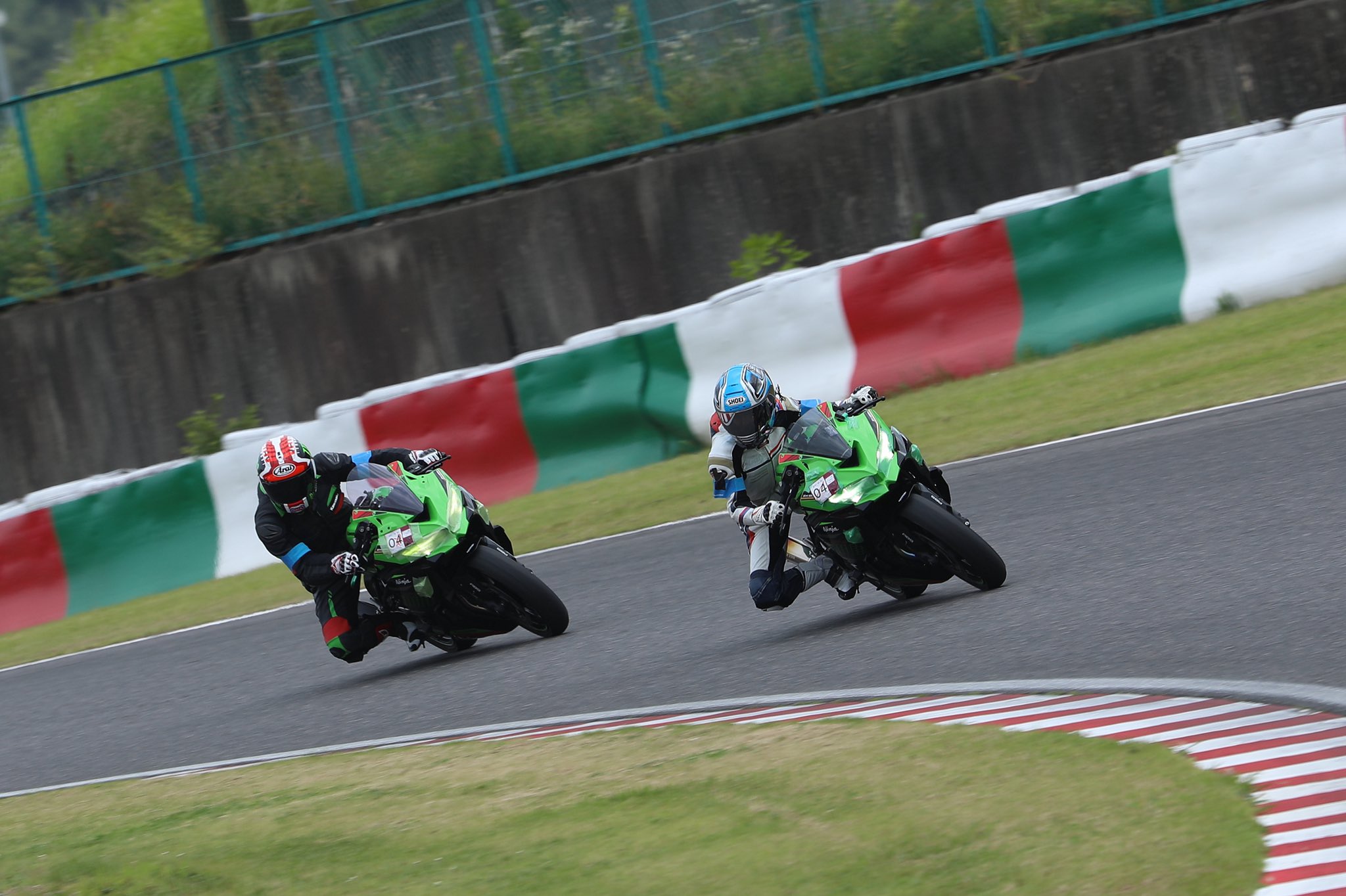 みーちゃん 2021/10/31 ZX-25R ことりちゃん、丸山浩と一緒にNinja Team